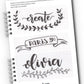 Cuaderno de lettering