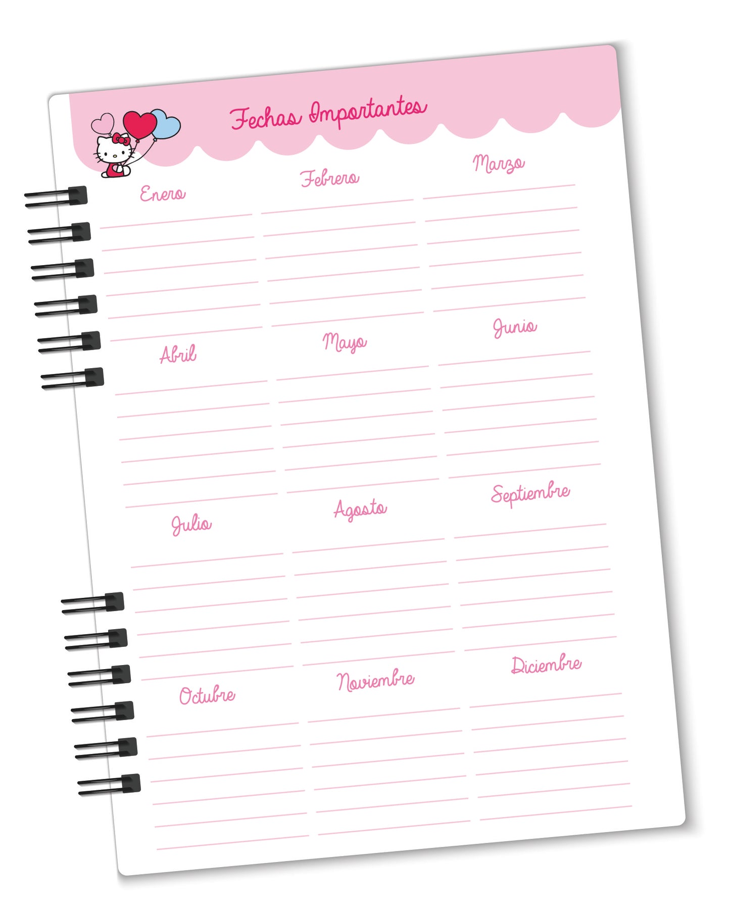 Agenda Hello kitty