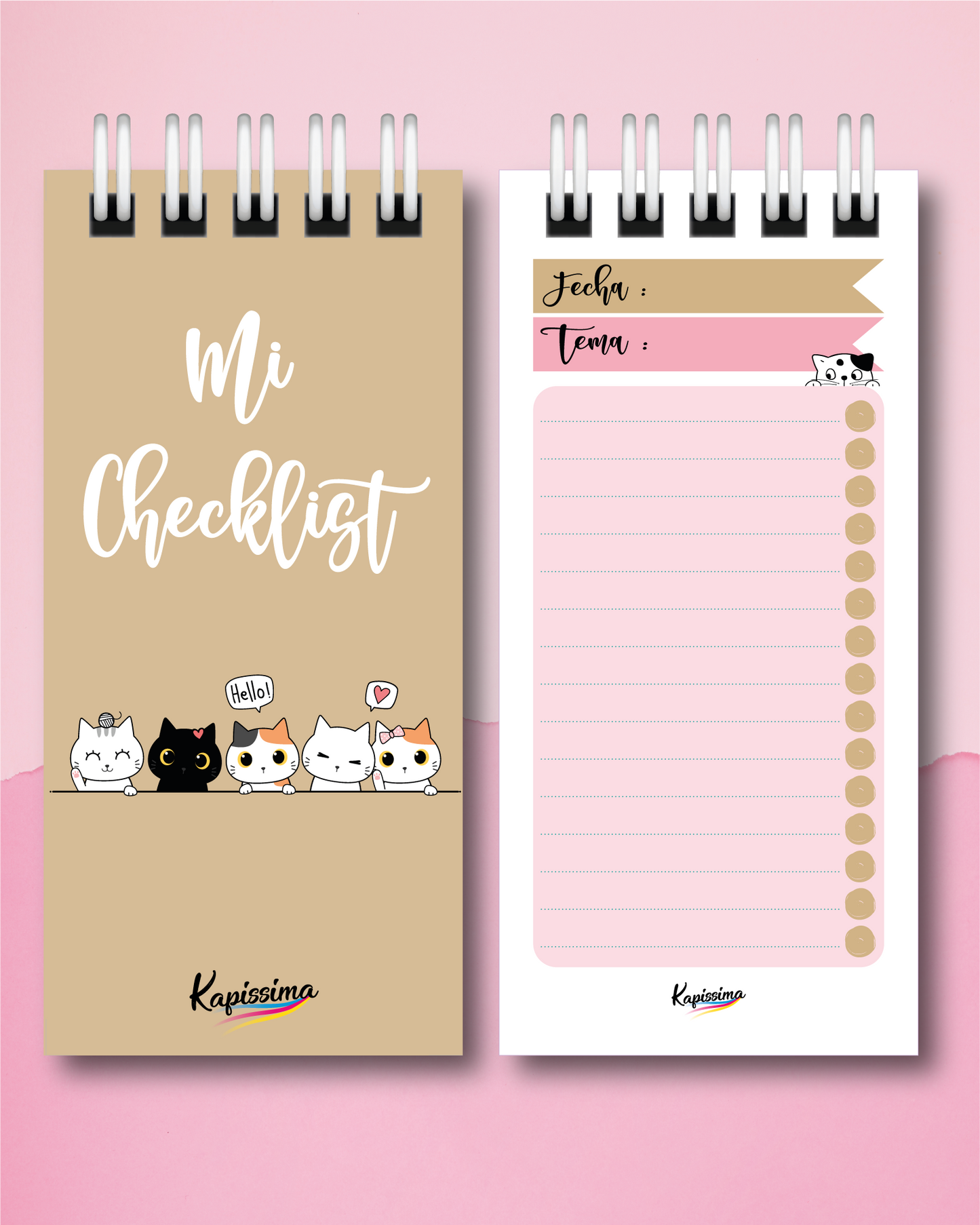 Checklist gatitos